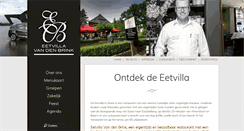 Desktop Screenshot of eetvilla.nl