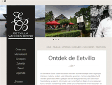 Tablet Screenshot of eetvilla.nl